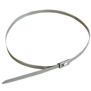 200x4.6mm Stainless Steel 316 Grade Metal Cable Ties - Uncoated